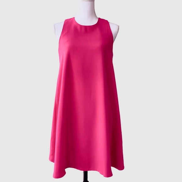 ADRIANNE VITTADINI SHIFT DRESS FUCHSIA TANK DRESS - Picture 3 of 12